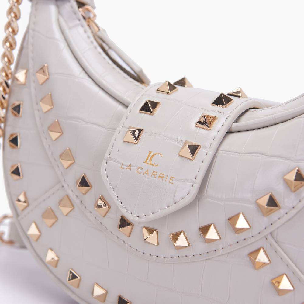 La Carrie BORSA A MANO THUNDER IVORY Vendita Economica