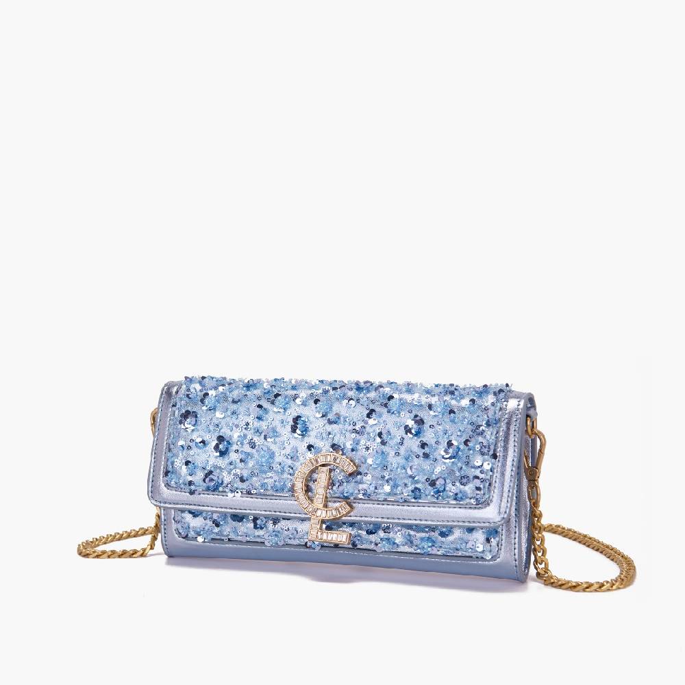 La Carrie POCHETTE NIGHT EDITION BLUE Saldi Di Fabbrica