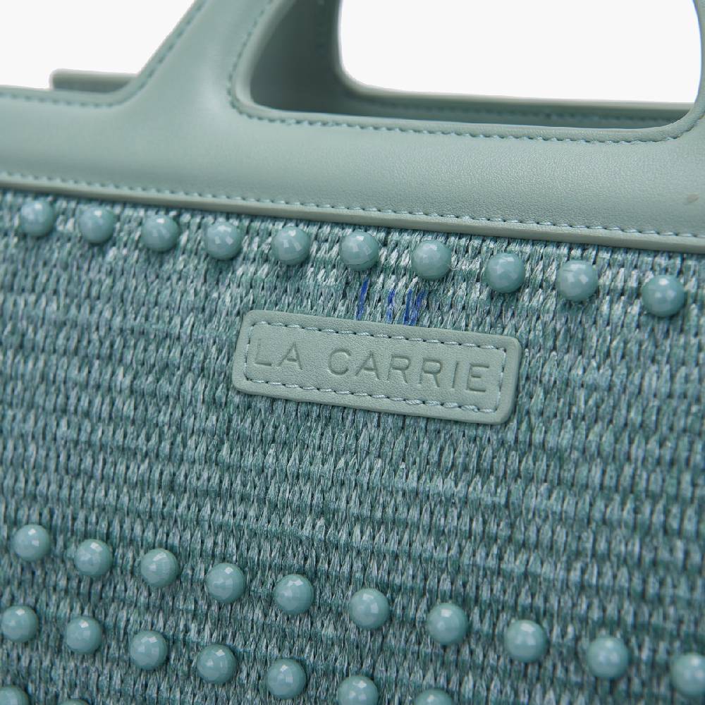 La Carrie BORSA SHOPPING MALIBU GREEN 2025