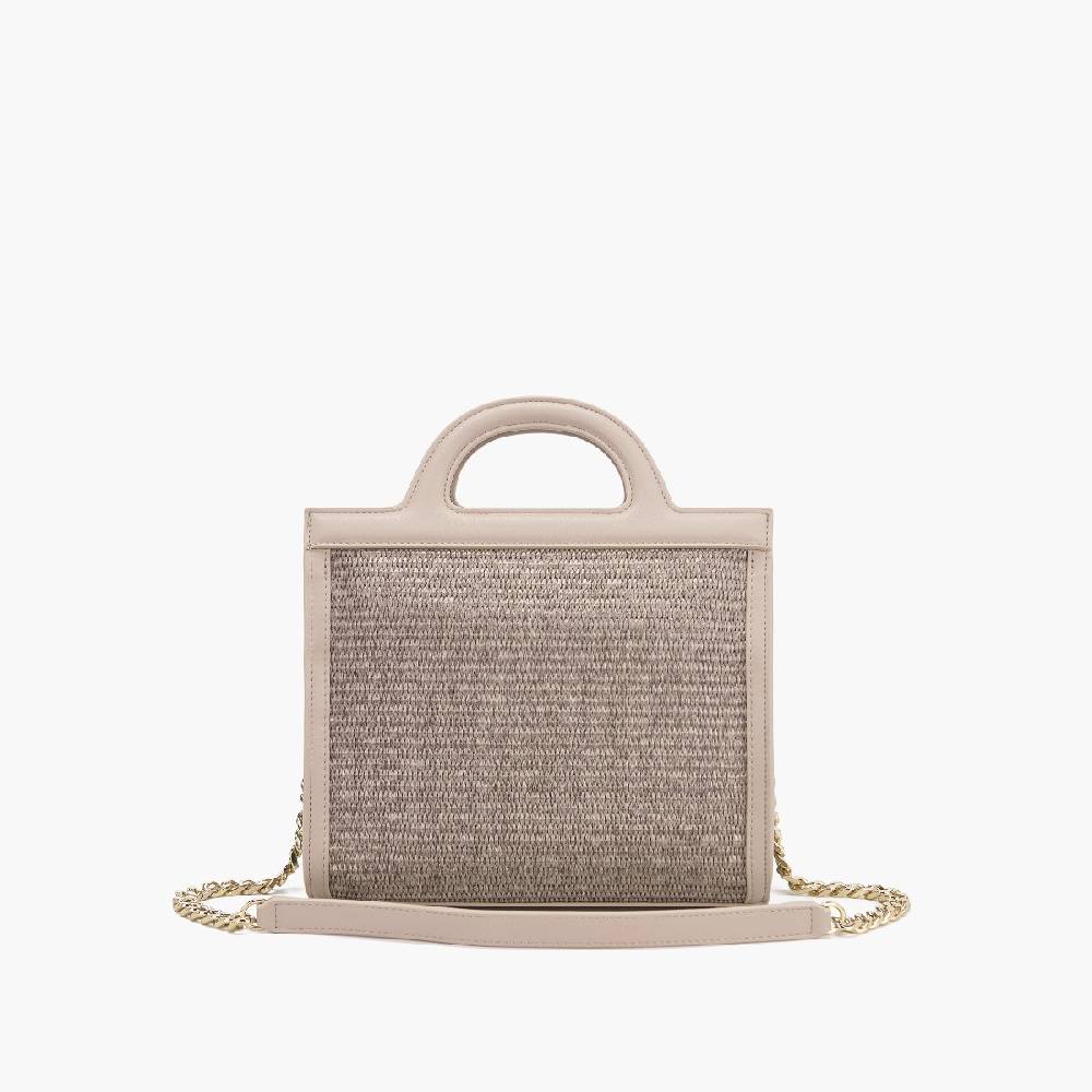 La Carrie BORSA SHOPPING MALIBU IVORY In Linea