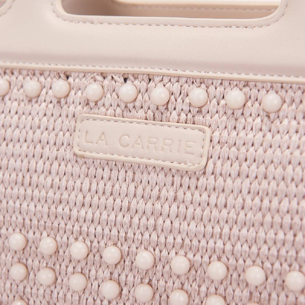 La Carrie BORSA SHOPPING MALIBU PINK Nuovo