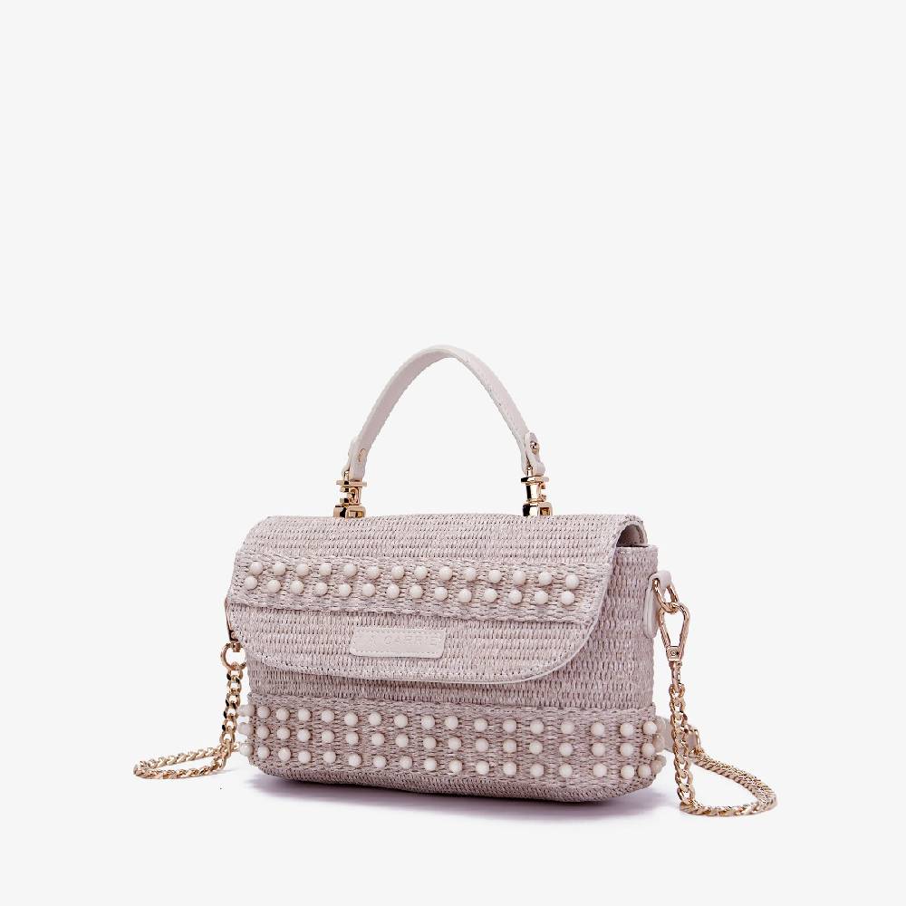 La Carrie BORSA A MANO MALIBU IVORY Vendita