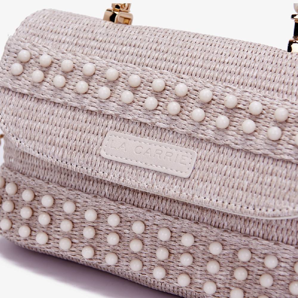 La Carrie BORSA A MANO MALIBU IVORY Vendita