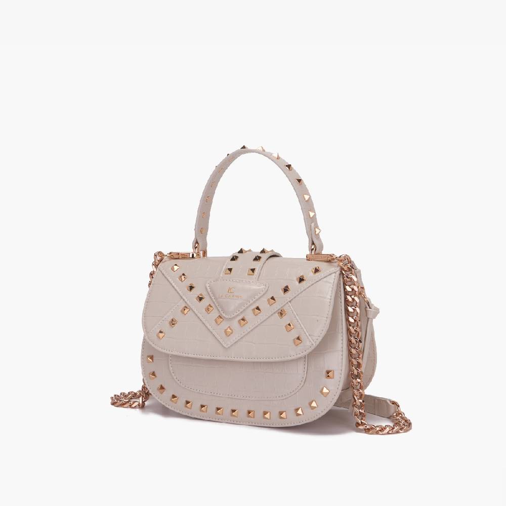 La Carrie BORSA A MANO THUNDER IVORY Affare Del Giorno