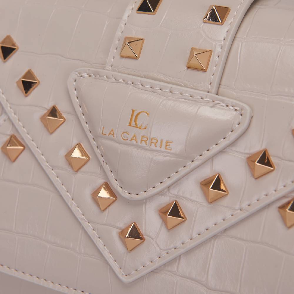 La Carrie BORSA A MANO THUNDER IVORY Affare Del Giorno