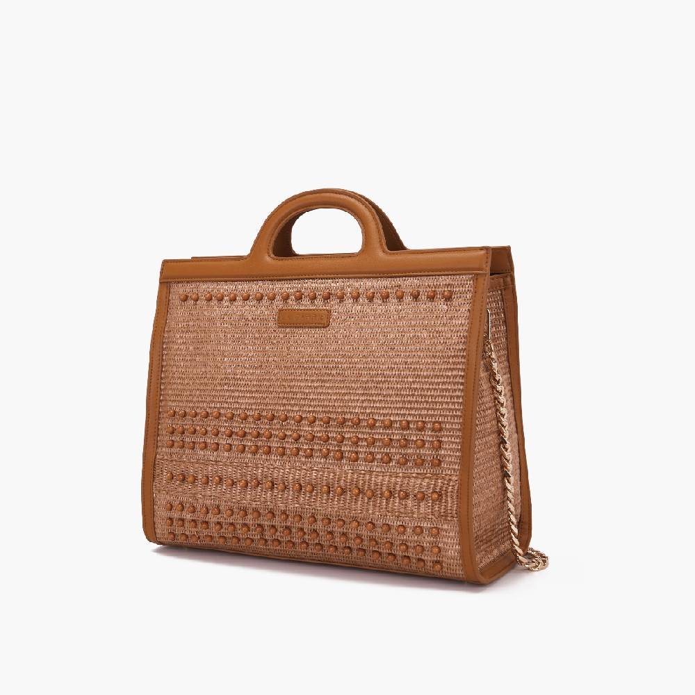 La Carrie BORSA SHOPPING MALIBU CUOIO Offerta