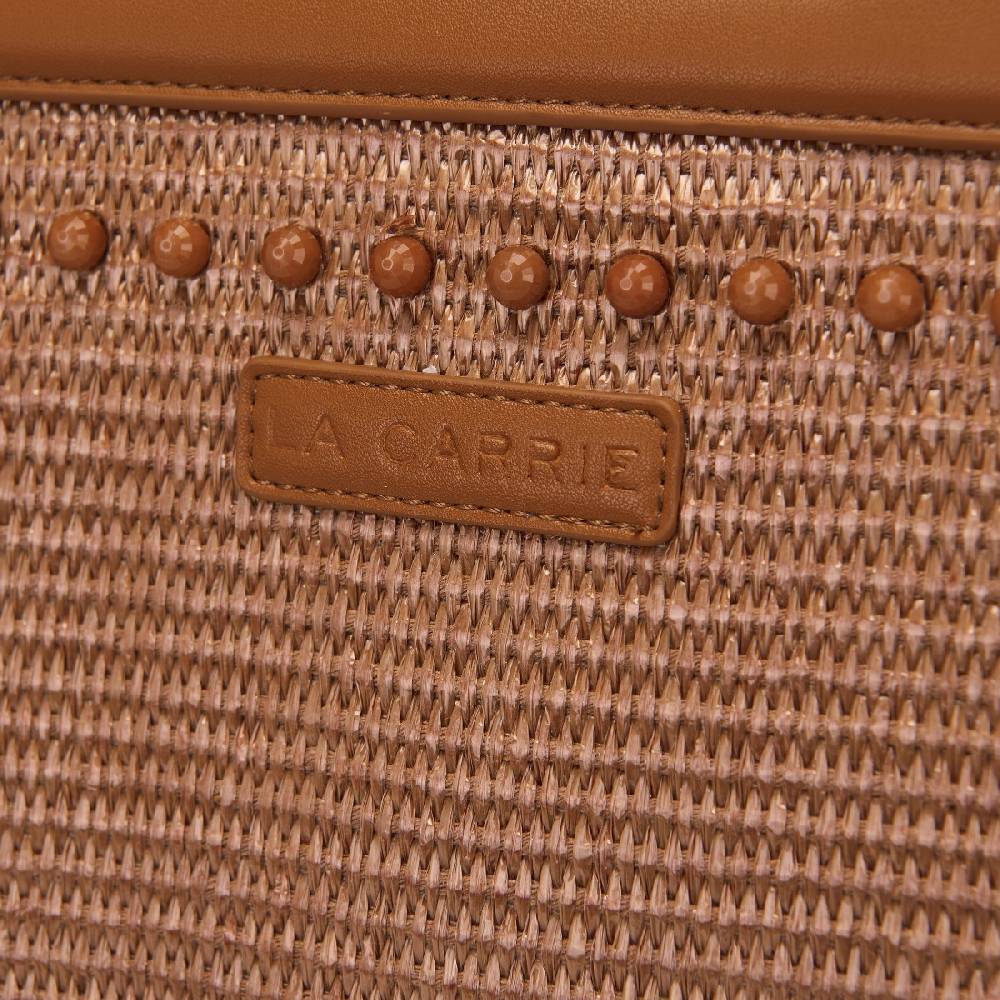 La Carrie BORSA SHOPPING MALIBU CUOIO Offerta