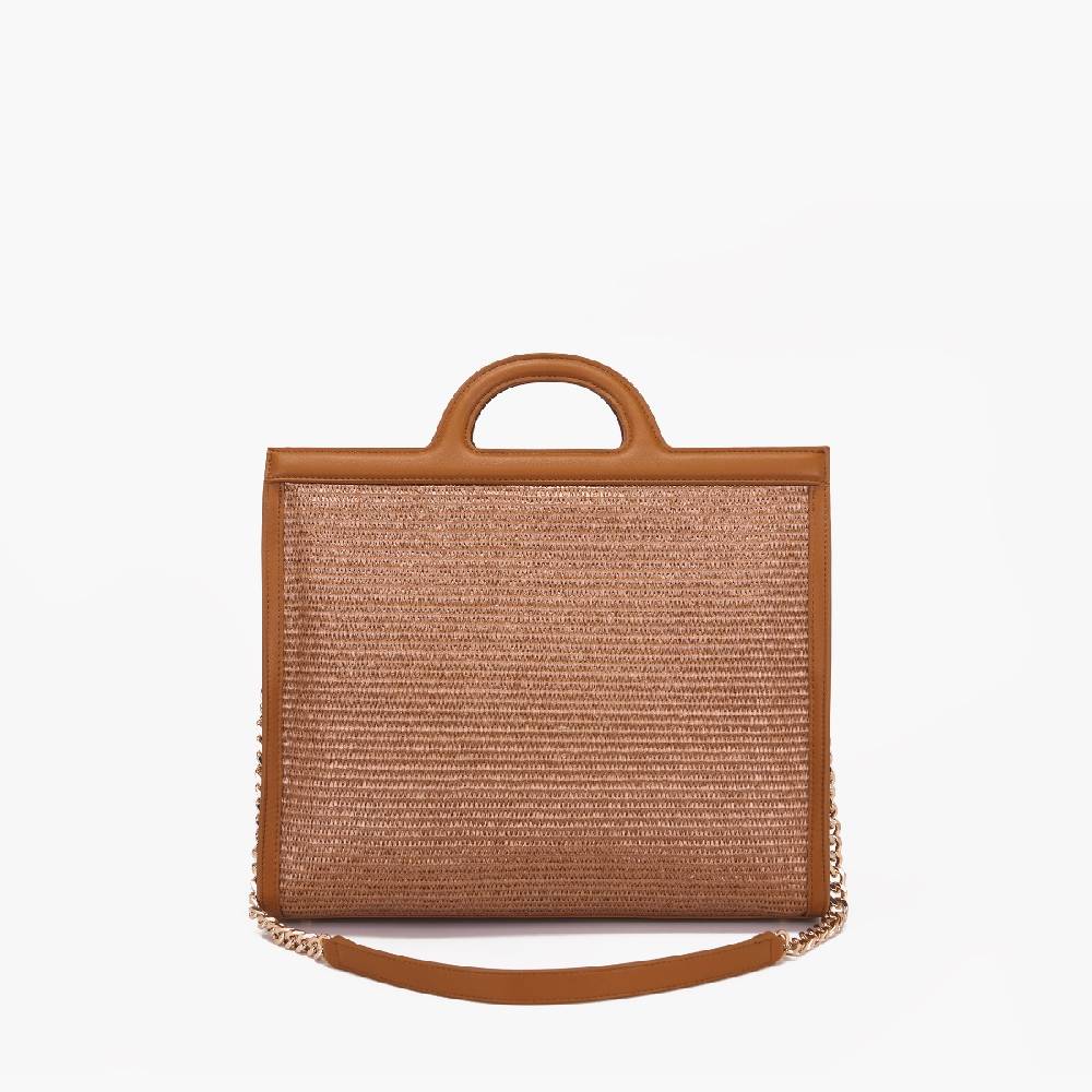 La Carrie BORSA SHOPPING MALIBU CUOIO Offerta