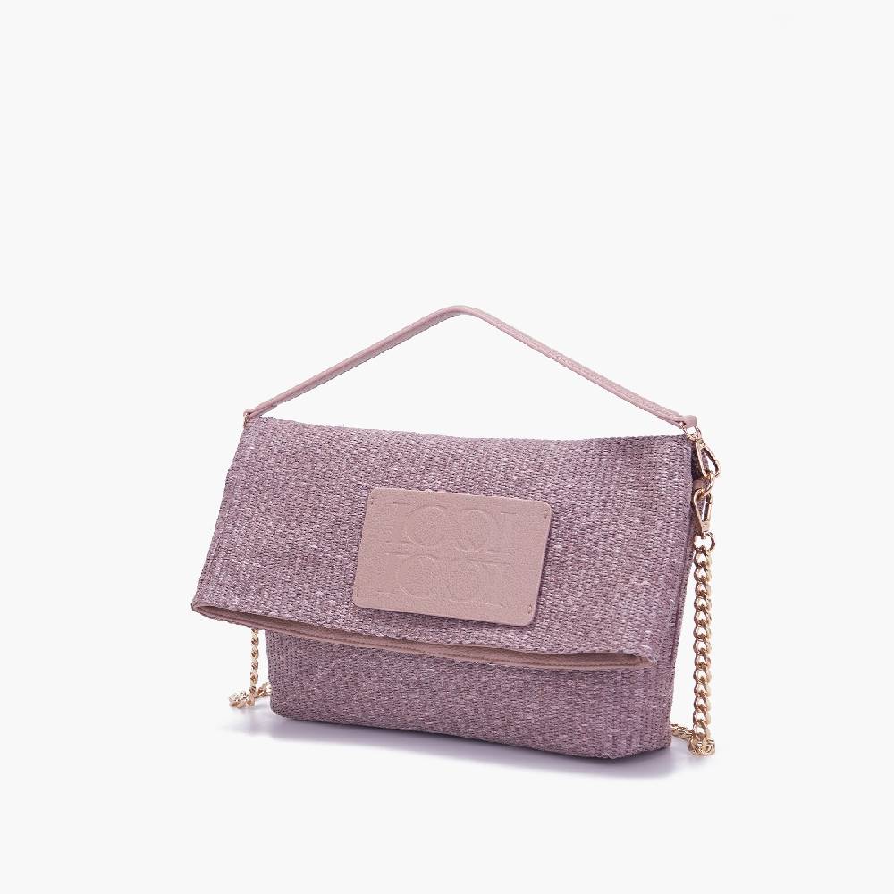 La Carrie BORSA SHOPPING CARPET RIDE PINK Nuovo