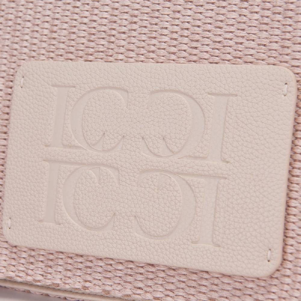 La Carrie BORSA SHOPPING CARPET RIDE IVORY Qualità