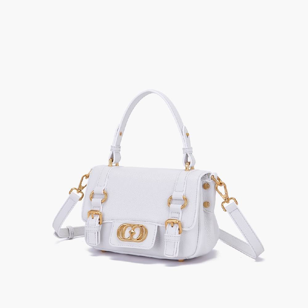 La Carrie BORSA SHOPPING ATENA IVORY Spedizione Gratuita