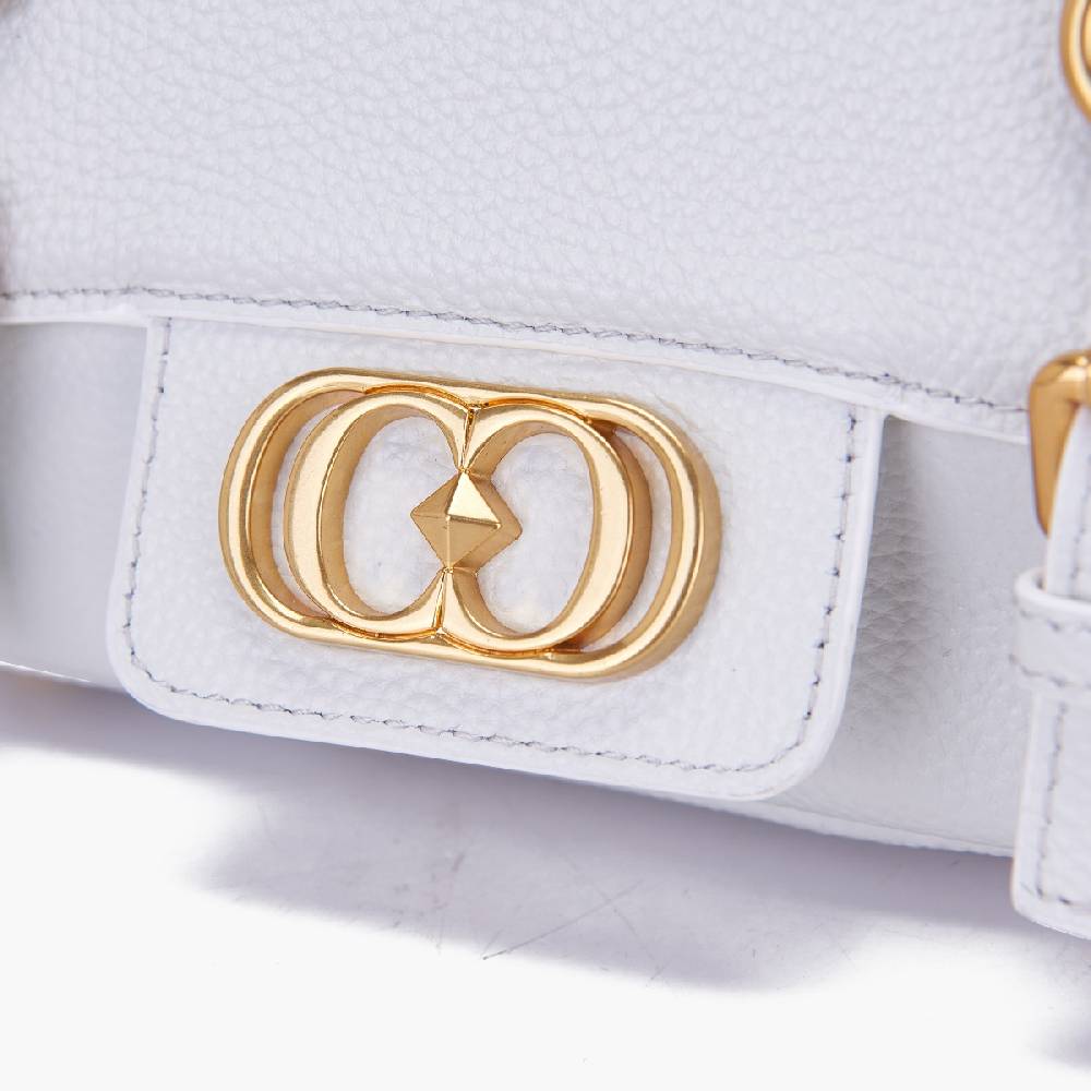 La Carrie BORSA SHOPPING ATENA IVORY Spedizione Gratuita