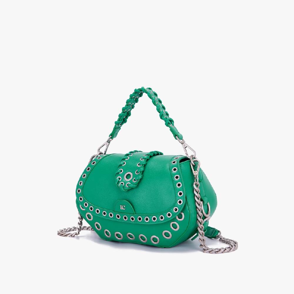 La Carrie BORSA A MANO ROCK DARK GREEN Soddisfazione Garantita