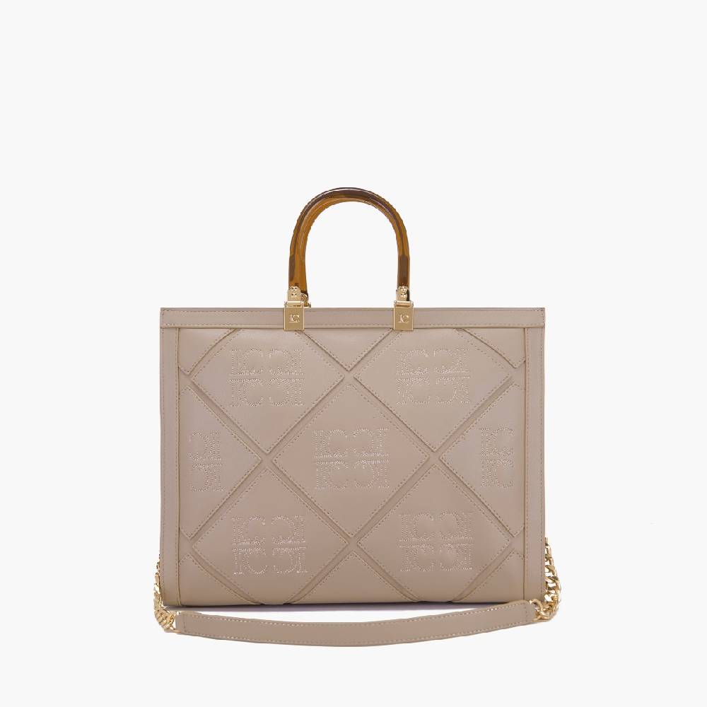 La Carrie BORSA SHOPPING PICHT TAUPE Acquista Ora