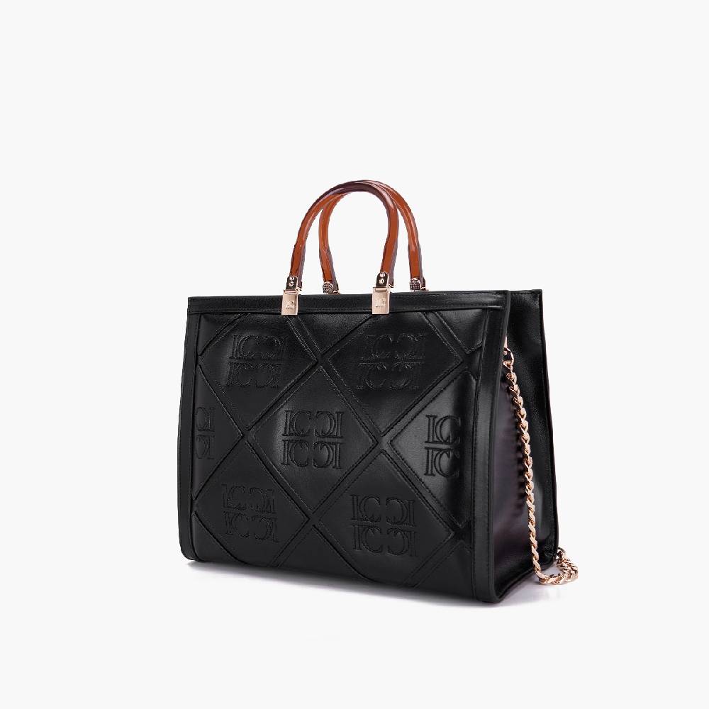 La Carrie BORSA SHOPPING PICHT NERA Consegna Veloce