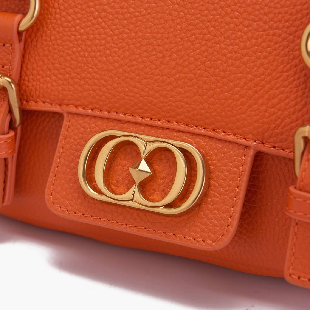 La Carrie BORSA SHOPPING ATENA ORANGE Sottocosto