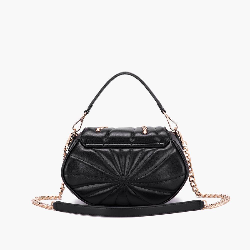 La Carrie BORSA A MANO OYSTER NERA Presa