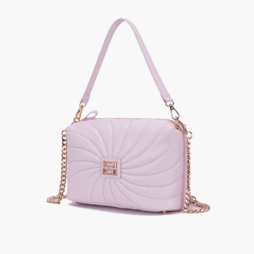 La Carrie BORSA A SPALLA OYSTER PINK Italia