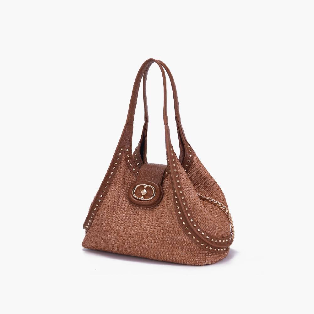 La Carrie BORSA SHOPPING ROMANTIC BRANDY Presa
