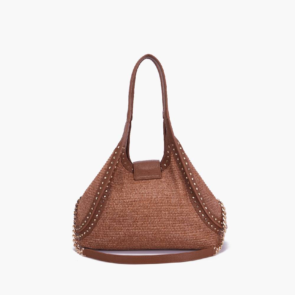 La Carrie BORSA SHOPPING ROMANTIC BRANDY Presa