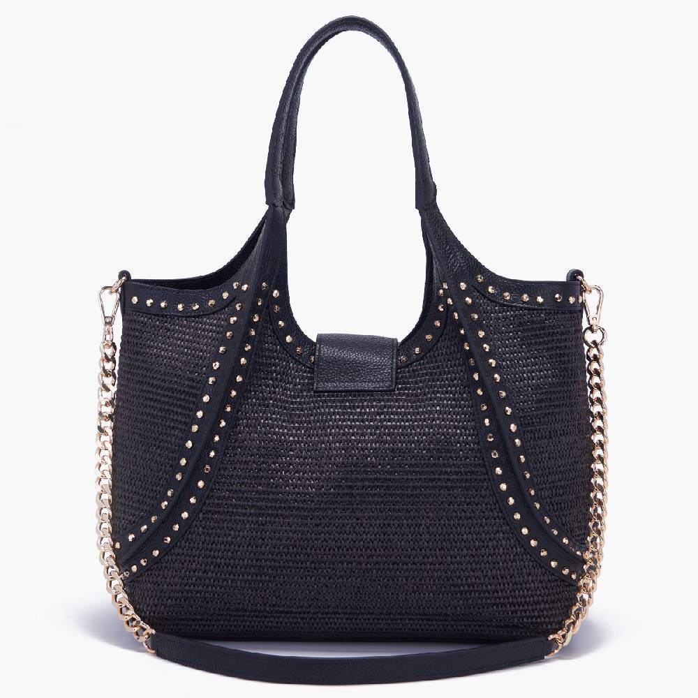 La Carrie BORSA SHOPPING ROMANTIC BLACK Sconto