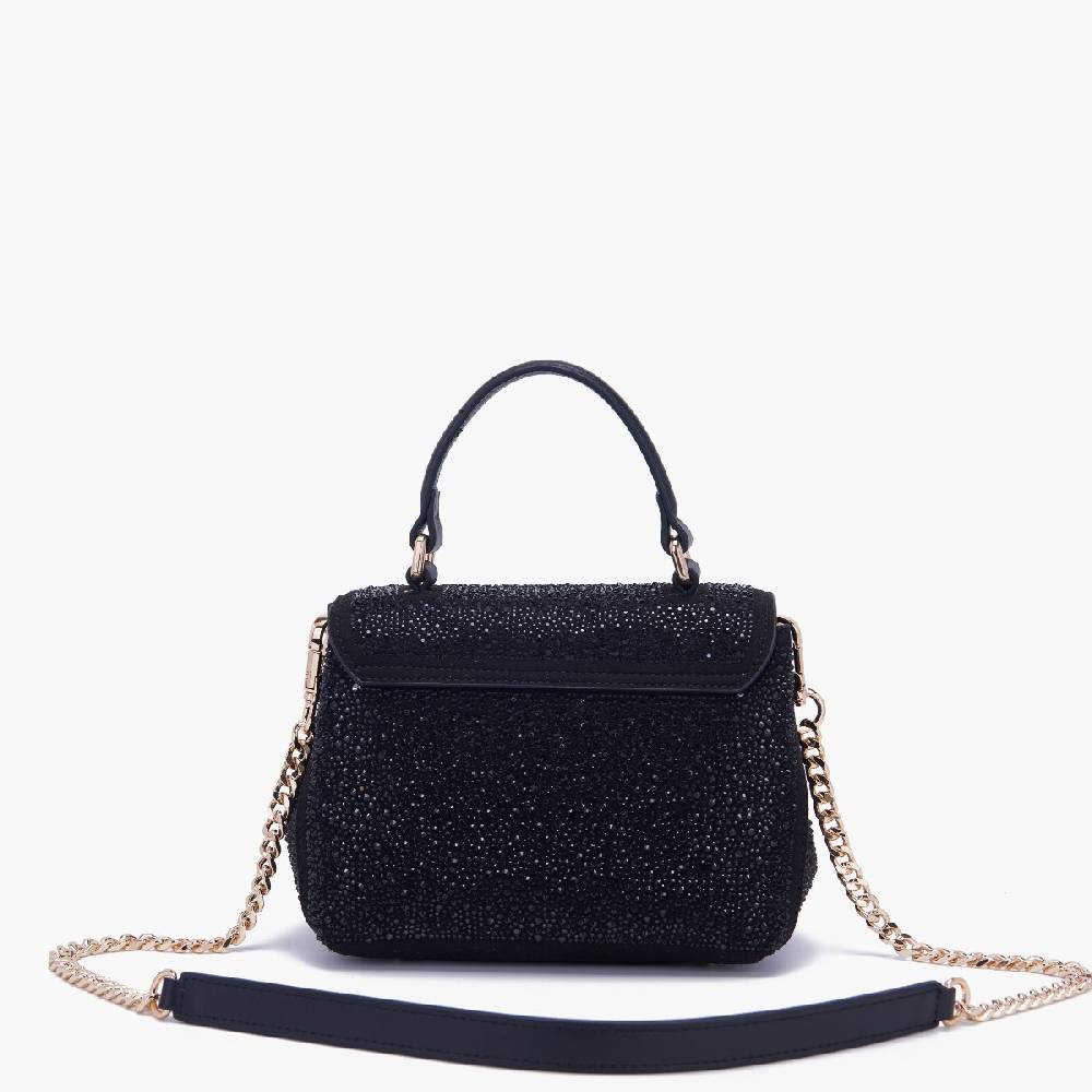 La Carrie BORSA A MANO LOGO NERA Offerta