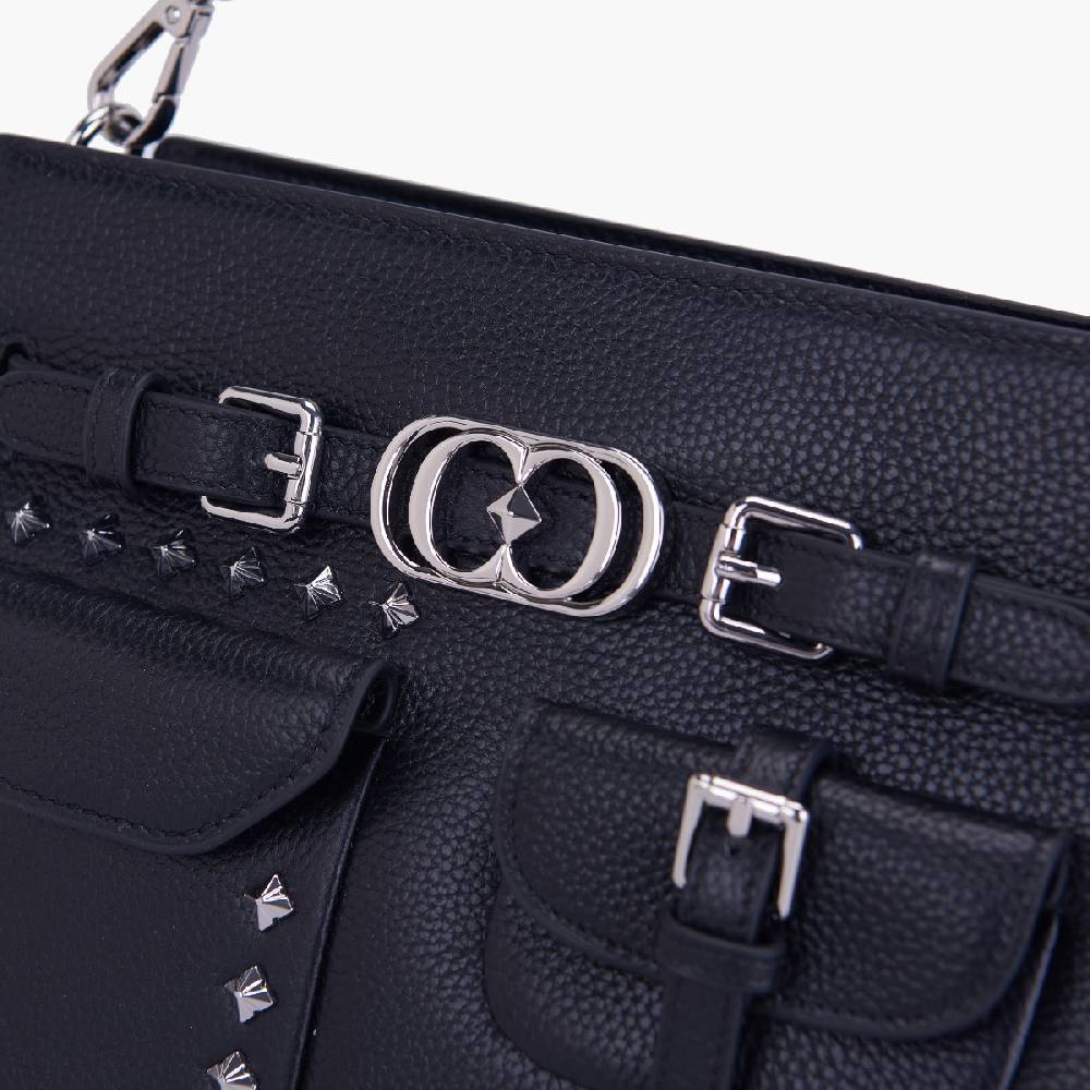 La Carrie BORSA SHOPPING ROCK NERA Economico