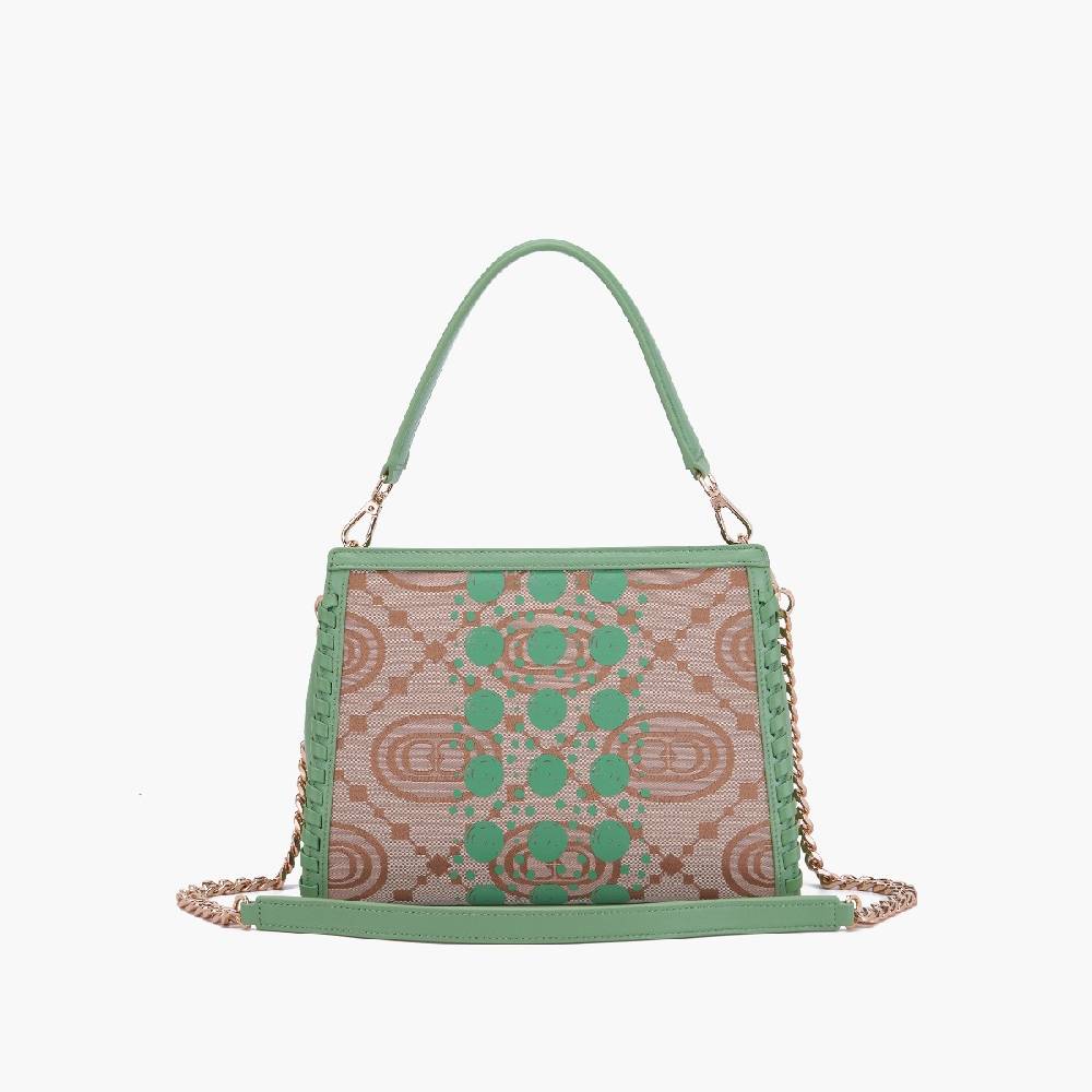 La Carrie BORSA SHOPPING MONOGRAM PISTACCHIO Outlet