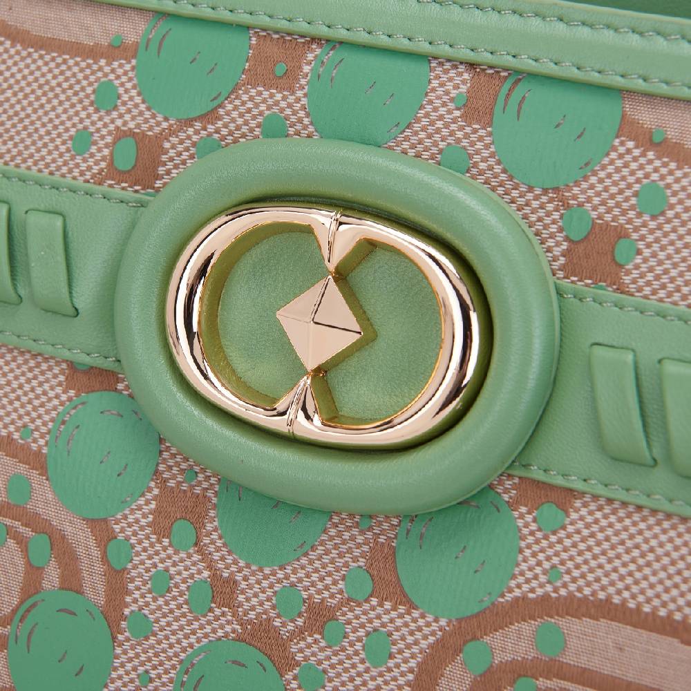 La Carrie BORSA SHOPPING MONOGRAM PISTACCHIO Outlet