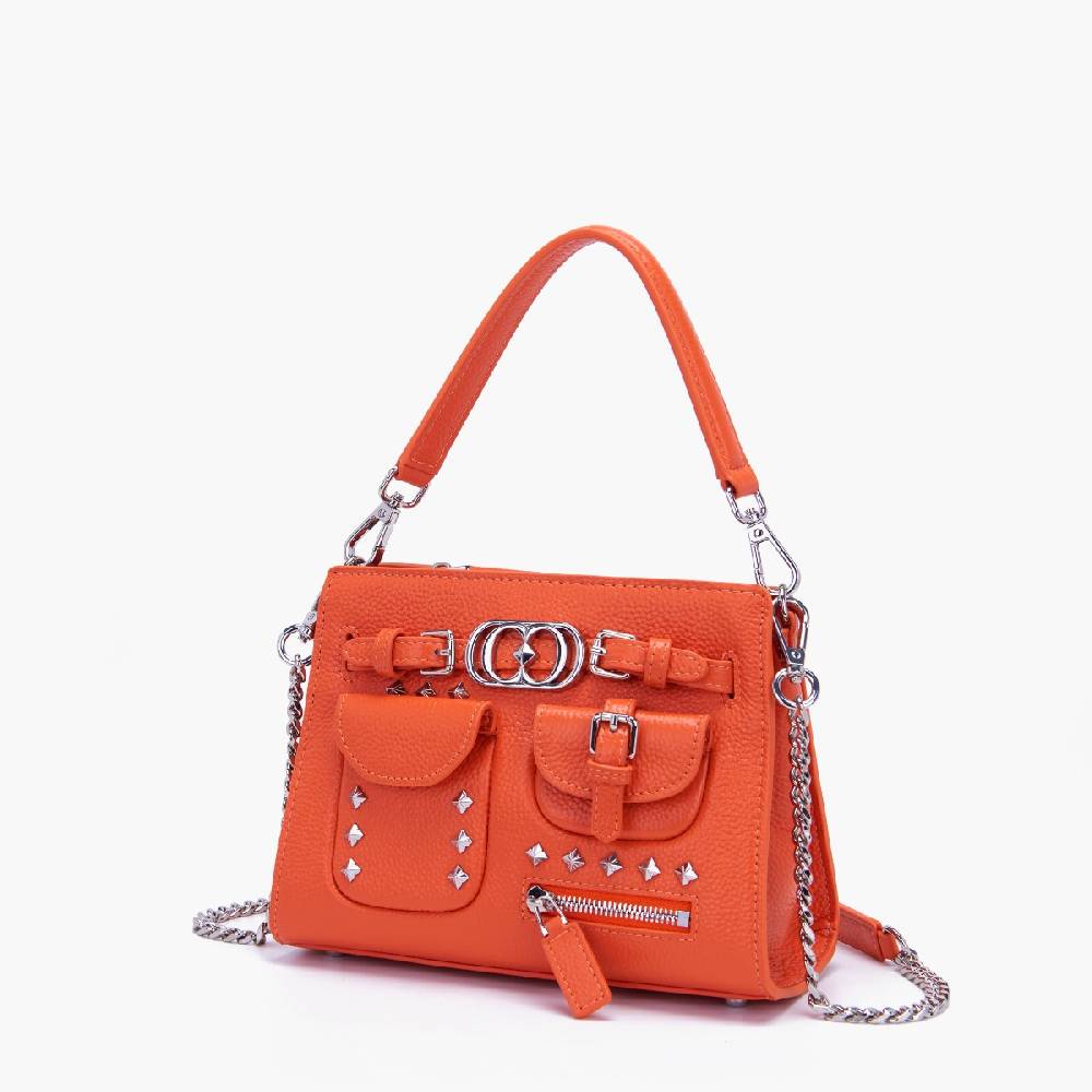 La Carrie BORSA SHOPPING ROCK ARANCIONE Saldi Di Fabbrica