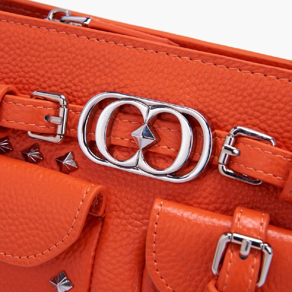 La Carrie BORSA SHOPPING ROCK ARANCIONE Saldi Di Fabbrica
