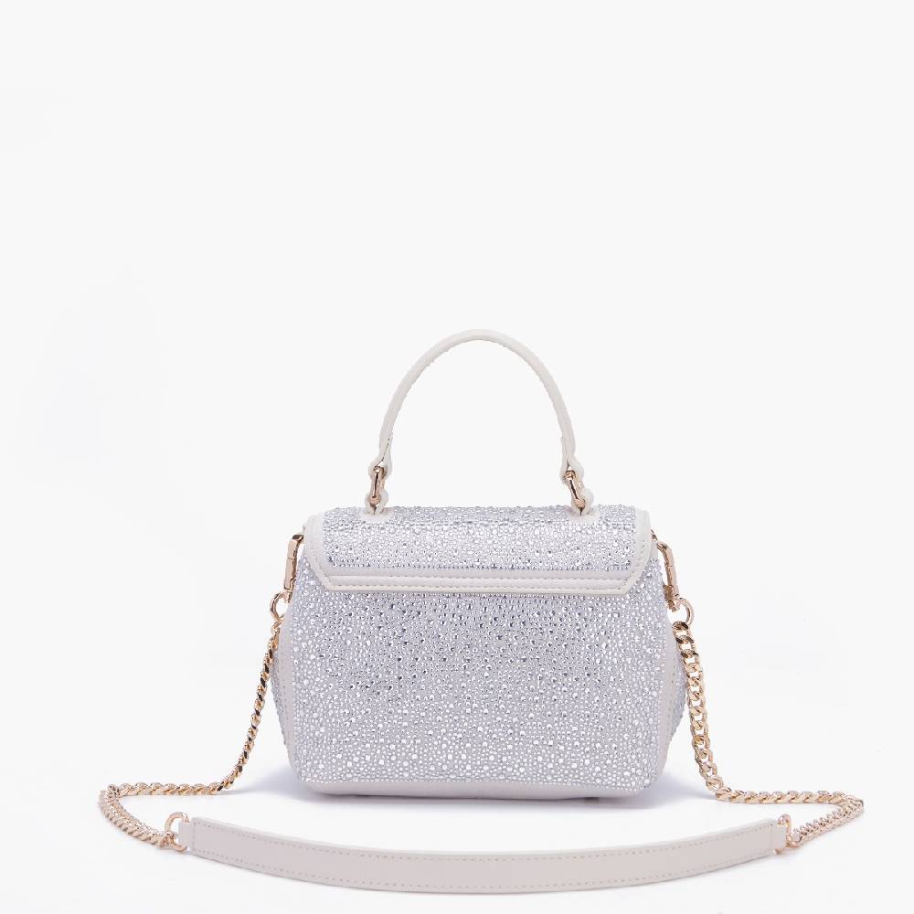 La Carrie BORSA A MANO LOGO IVORY Vendite Flash