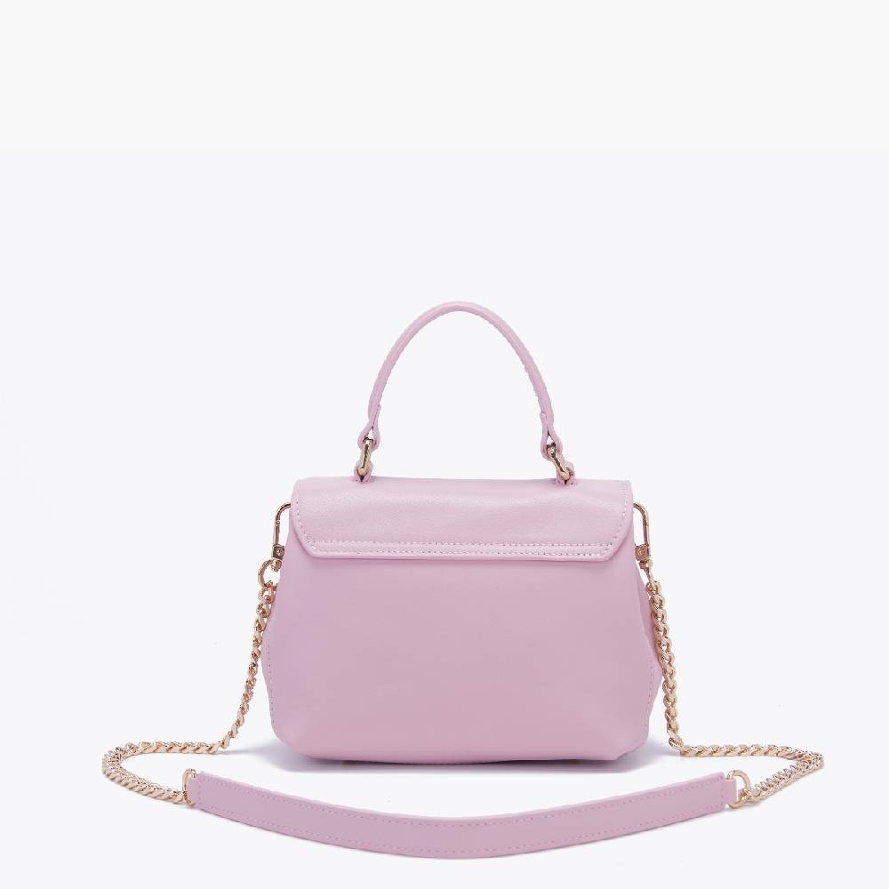 La Carrie BORSA A MANO LOGO ROSA Moda