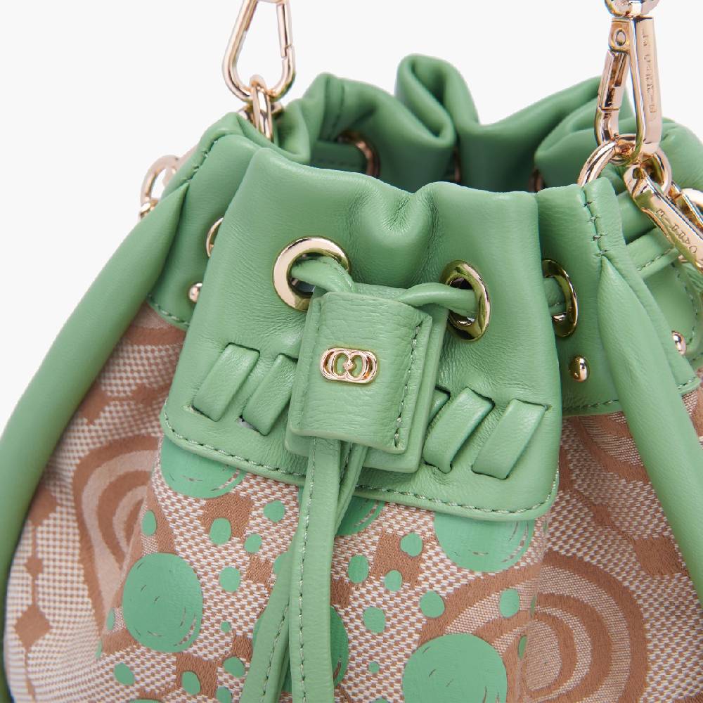 La Carrie SECCHIELLO MONOGRAM PISTACCHIO Qualità