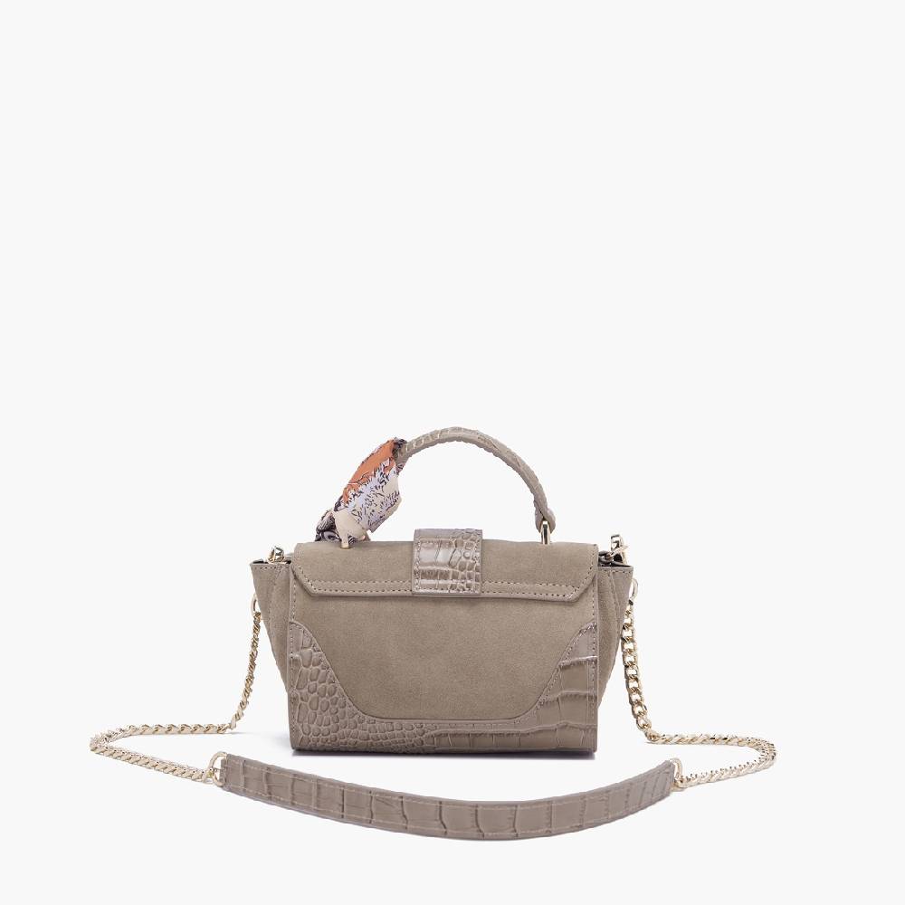 La Carrie MINI BORSA A MANO TEMPEST TAUPE Prezzo Ridotto