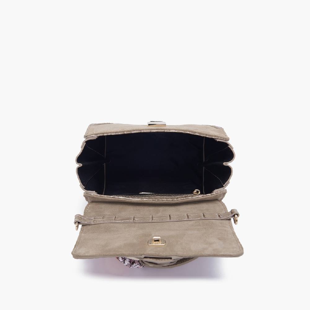 La Carrie MINI BORSA A MANO TEMPEST TAUPE Prezzo Ridotto