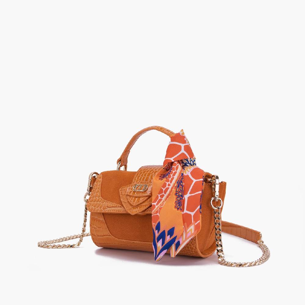 La Carrie MINI BORSA A MANO TEMPEST ARANCIONE Sottocosto