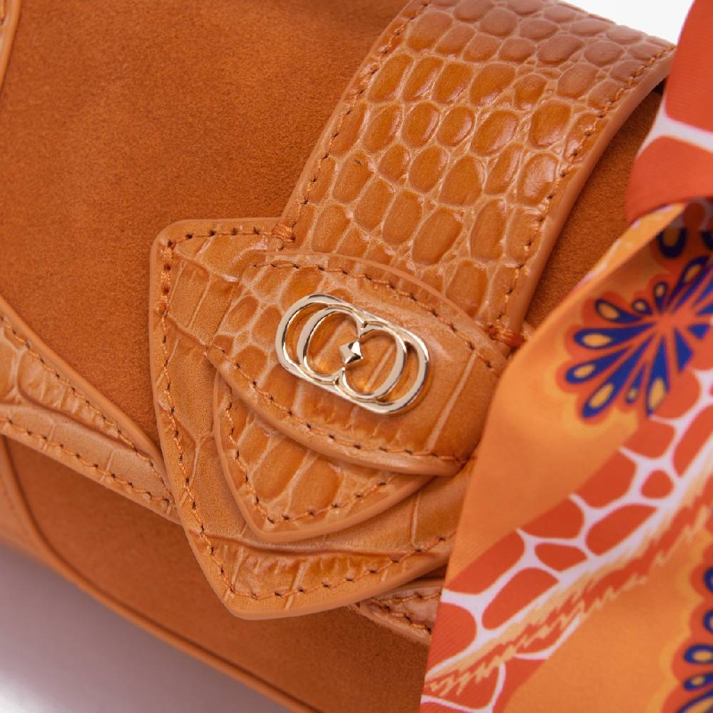 La Carrie MINI BORSA A MANO TEMPEST ARANCIONE Sottocosto