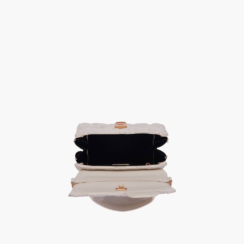 La Carrie MINI BORSA A MANO TOUCHY IVORY Sconto