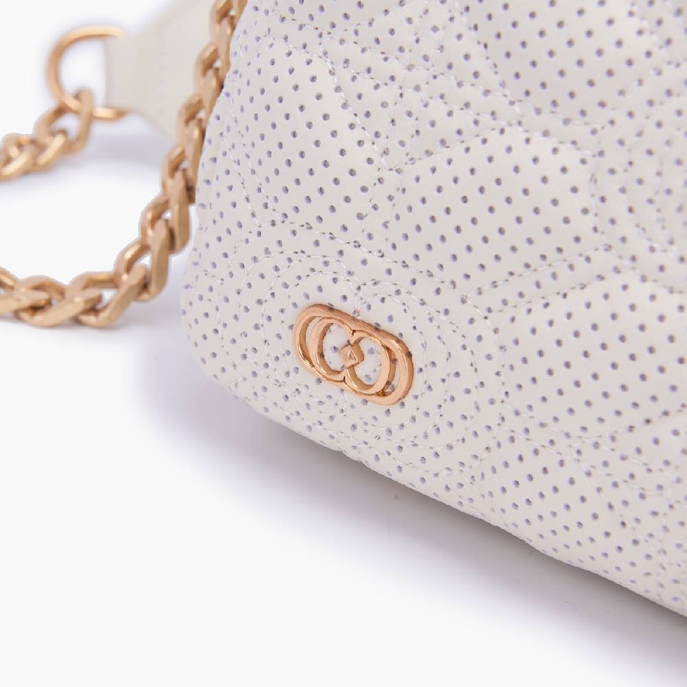 La Carrie MINI BORSA A MANO TOUCHY IVORY Vendita Calda