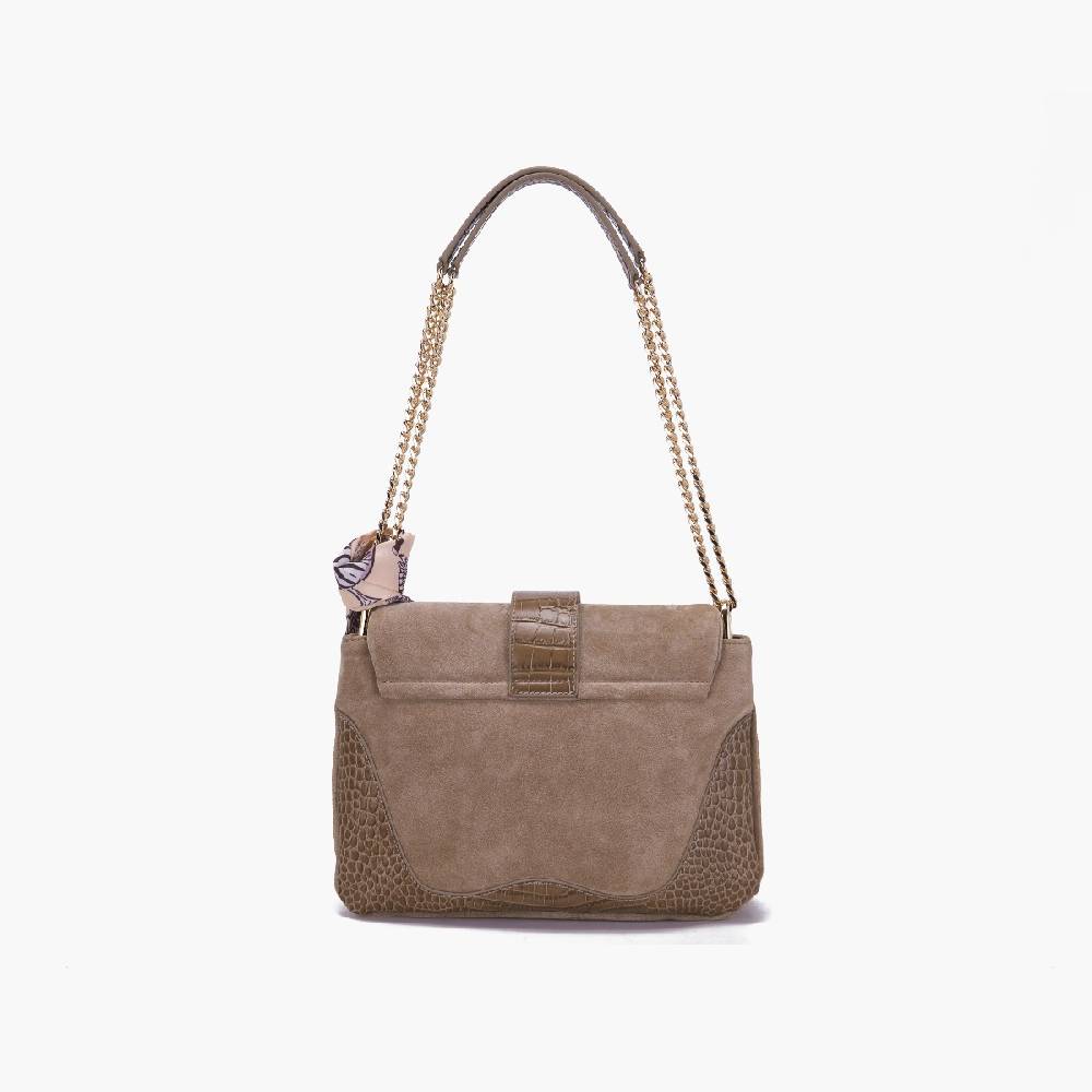 La Carrie BORSA A SPALLA TEMPEST TAUPE Sconti questo mese