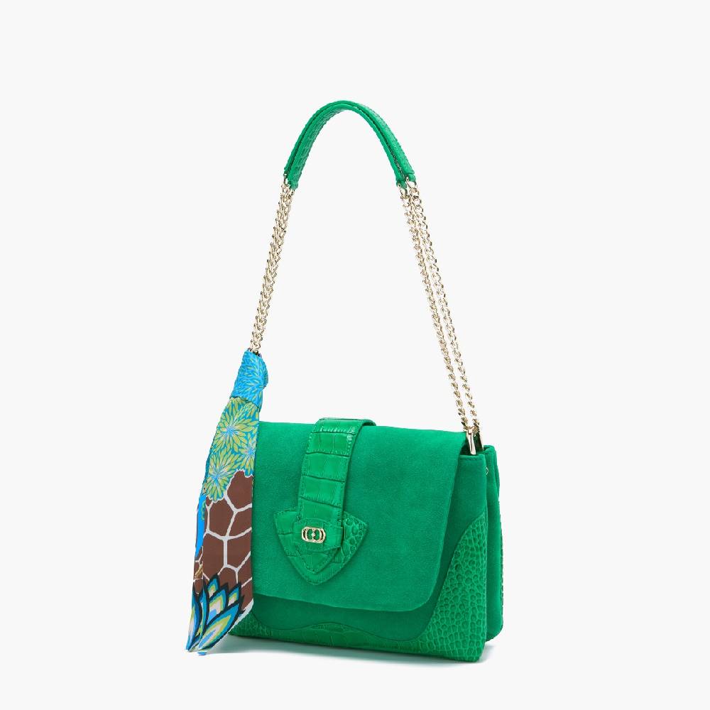 La Carrie BORSA A SPALLA TEMPEST GRASS 2025