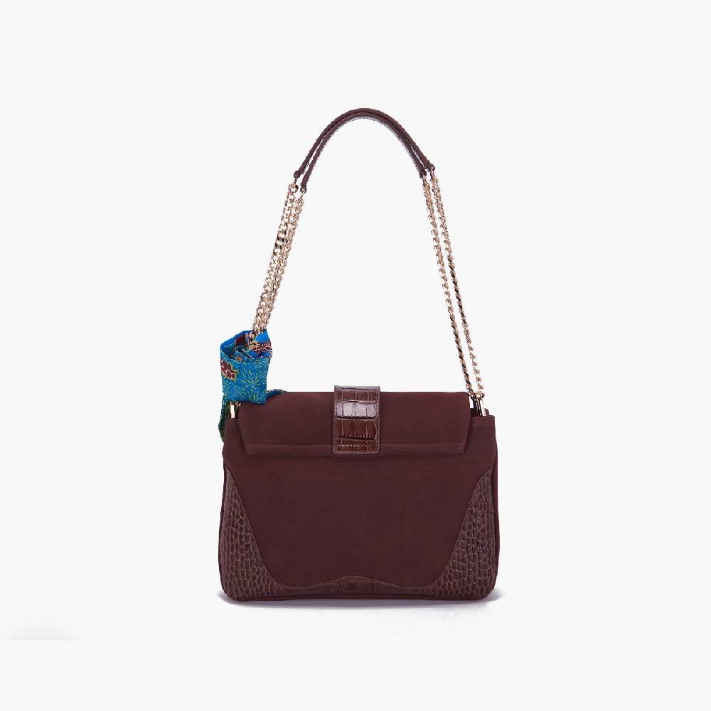 La Carrie BORSA A SPALLA TEMPEST BROWN Italy