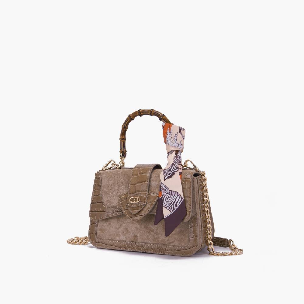La Carrie BORSA A MANO TEMPEST TAUPE Vendita