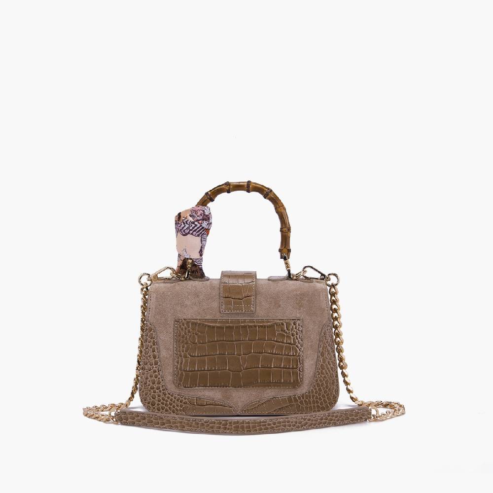 La Carrie BORSA A MANO TEMPEST TAUPE Vendita