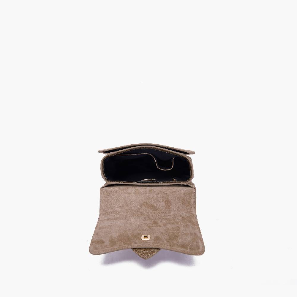 La Carrie BORSA A MANO TEMPEST TAUPE Vendita