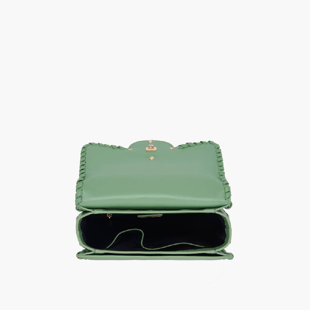 La Carrie BORSA A MANO MONOGRAM PISTACCHIO Soddisfazione Garantita