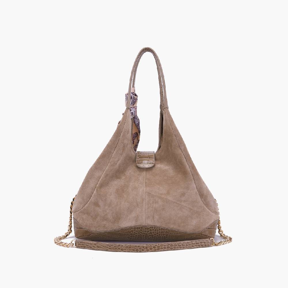 La Carrie BORSA SHOPPING TEMPEST TAUPE Fino Al -60%