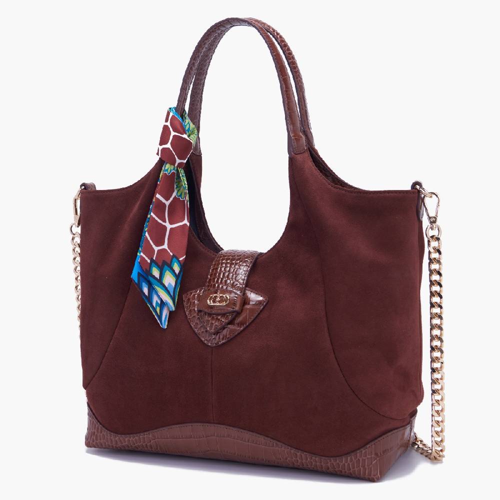 La Carrie BORSA SHOPPING TEMPEST BROWN Shopping Online
