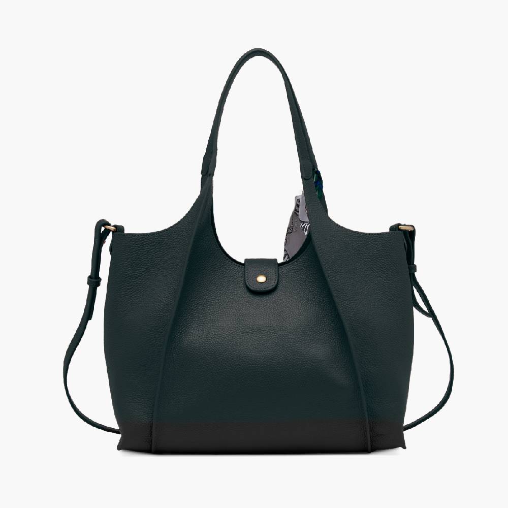La Carrie BORSA SHOPPING DRILLED NERA Affare Del Giorno